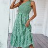 Robe Midi Fluide Fleurie