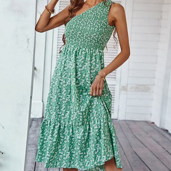 Robe Midi Fluide Fleurie