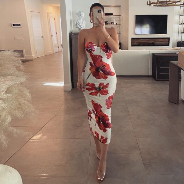 Robe Voile de Coton Fleurie – Image 4