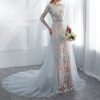 Longue Robe Mariage Femme Fleurie – Image 2