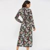 Robe Longue Fleurie Chemisier Vintage – Image 2
