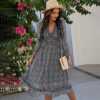 Robe Fleurie Bleue Hippie – Image 2