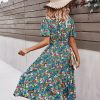 Robe Fleurie Mi-Longue Chic – Image 8