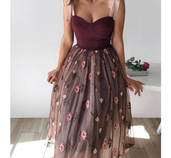 Robe Transparente Fleur – Image 2