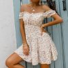 Robe Fleurie Blanche Plage – Image 5