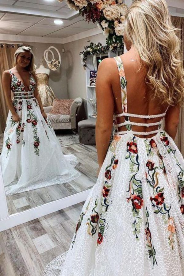 Robe Fleurie Mariage 2019 – Image 3