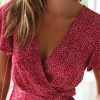 Robe Rouge Fleurie – Image 3