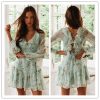 Robe Courte Fleurie Décolleté – Image 2