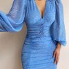 Robe Courte en Crêpe Fleurie – Image 2