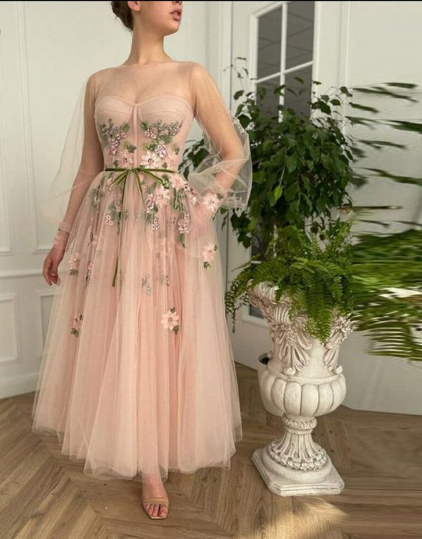 Robe Midi à Fleurs – Image 2