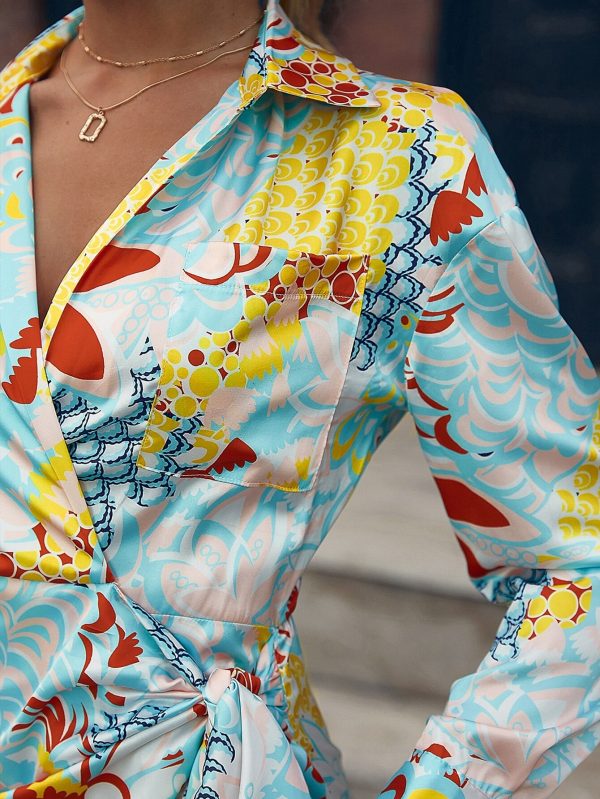 Robe Bohème Fleurie Manche Longue – Image 4