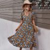 Robe Fleurie Mi-Longue Chic – Image 5