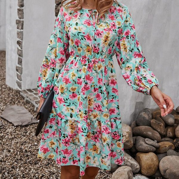 Robe à Fleur Femme