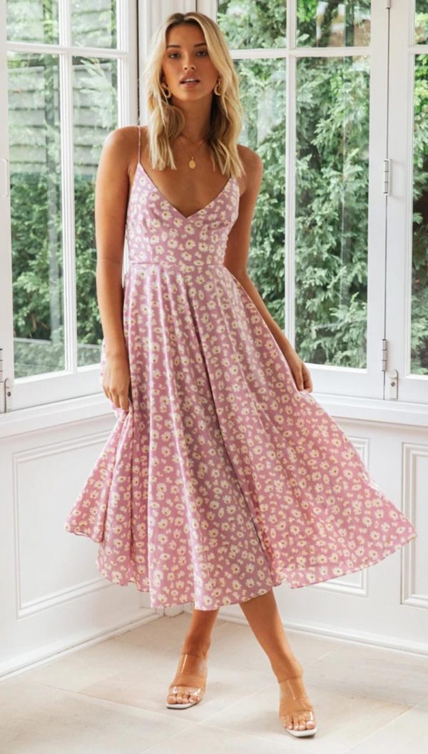 Robe Fleurie Épaules Dénudées – Image 6