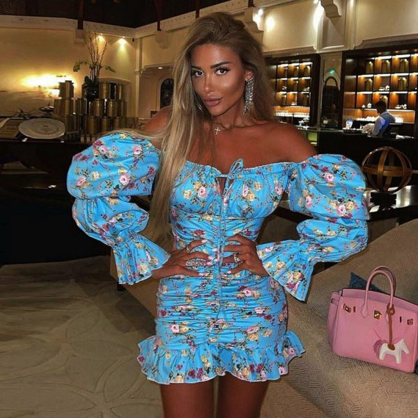 Robe Moulante Fleur – Image 3