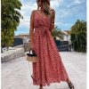 Robe Longue Fleurie Dos Nu Bohème – Image 2