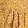 Robe Jaune Fleurie Courte – Image 5