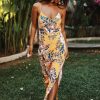 Robe Longue Fleurie Dos Ouvert – Image 2