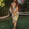 Robe Longue Fleurie Dos Ouvert