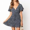 Robe Mi-Longue Fleurie Mousseline – Image 8