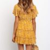 Robe Mi-Longue Fleurie Mousseline – Image 3