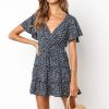 Robe Mi-Longue Fleurie Mousseline – Image 12
