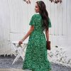 Robe Mi-Longue Fleurie Manche Courte – Image 6